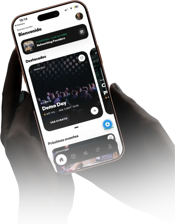 La app de ivente en la mano: tu entrada y los eventos